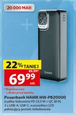 Auchan Powerbank HAWK HW-PB20000 oferta