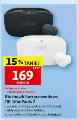Auchan Słuchawki bezprzewodowe JBL Vibe Buds 2 oferta