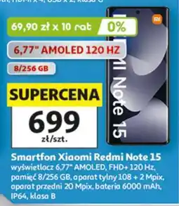 Auchan Smartfon XIAOMI REDMI NOTE 15 oferta