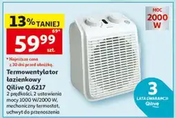 Auchan Termowentylator łazienkowy Qilive Q.6217 oferta