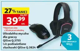 Auchan Ultralekka myszka dla graczy Qilive Q.3755 lub podświetlane słuchawki Qilive Q.3824 oferta