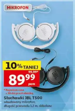 Auchan Słuchawki JBL T500 oferta