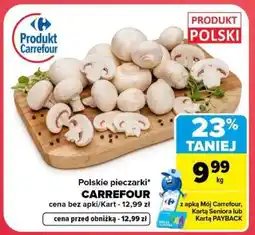 Carrefour Polskie pieczarki CARREFOUR oferta