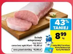 Carrefour Schab wieprzowy oferta