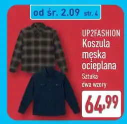 ALDI UP2FASHION Koszula męska ocieplana oferta