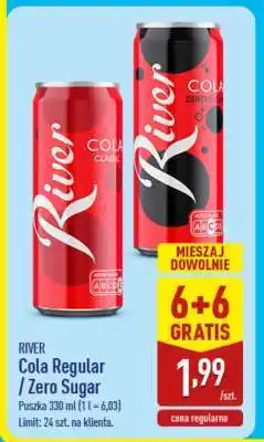 ALDI RIVER Cola Regular / Zero Sugar oferta