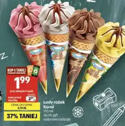 Delikatesy Centrum Lody Rożek Koral oferta