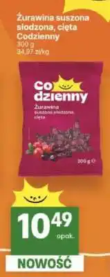 Delikatesy Centrum Żurawina suszona słodzona, cięta Codzienny oferta