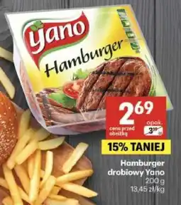 Delikatesy Centrum Hamburger drobiowy Yano oferta