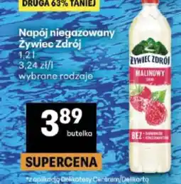 Delikatesy Centrum Napój niegazowany ŻYWIEC ZDRÓJ oferta