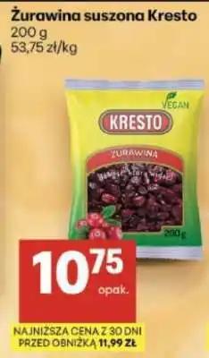 Delikatesy Centrum Żurawina suszona Kresto oferta