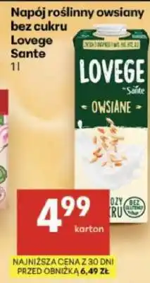 Delikatesy Centrum Napój roślinny owsiany bez cukru Lovege Sante oferta