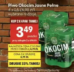Delikatesy Centrum Piwo Okocim Jasne Pełne oferta