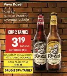 Delikatesy Centrum Piwo** KOZEL oferta