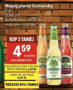 Delikatesy Centrum Napój piwny Somersby oferta