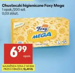 Delikatesy Centrum Chusteczki higieniczne Foxy Mega oferta