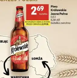 Delikatesy Centrum PIWO KRÓLEWSKIE JASNE PEŁNE oferta