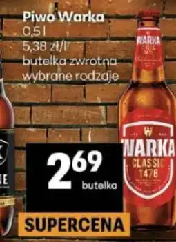 Delikatesy Centrum Piwo Warka oferta