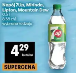 Delikatesy Centrum Napój 7Up, Mirinda, Lipton, Mountain Dew oferta