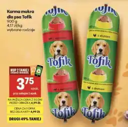 Delikatesy Centrum Karma mokra dla psa Tofik oferta