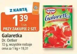 E.Leclerc Galaretka Dr. Oetker wszystkie rodzaje oferta