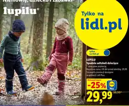 Lidl LUPILU Spodnie softshell dziecięce oferta