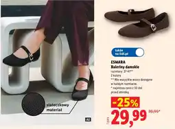 Lidl ESMARA Baleriny damskie oferta