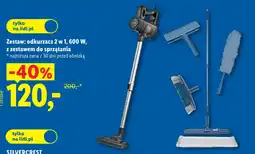 Lidl Zestaw: odkurzacz 2 w 1, 600 W, z zestawem do sprzątania oferta