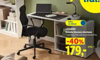 LIVARNO Krzesło biurowe obrotowe