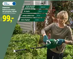 Lidl Elektryczne nożyce do żywoplotu, 450 W oferta
