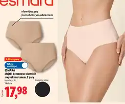 Lidl ESMARA Majtki bezszwowe damskie z wysokim stanem oferta