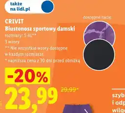 Lidl Biustonosz sportowy damski oferta