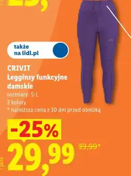 Lidl Legginsy funkcyjne damskie oferta