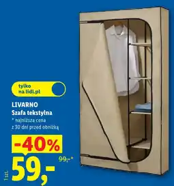 Lidl Szafa tekstylna LIVARNO oferta