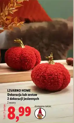 Lidl LIVARNO HOME Dekoracja lub zestaw 2 dekoracji jesiennych 2 wzory oferta