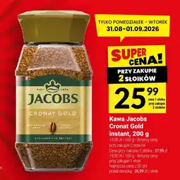 Twój Market Kawa Jacobs Cronat Gold instant oferta