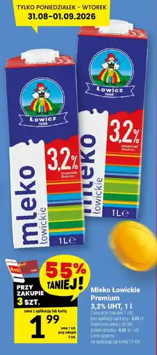 Twój Market Mleko Łowickie Premium oferta
