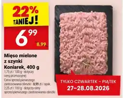 Twój Market Mięso mielone z szynki Koniarek oferta