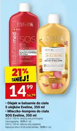 Twój Market Olejek w balsamie do ciała 5 olejków Eveline oferta