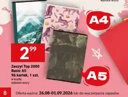 Twój Market Zeszyt Top 2000 Basic A5 oferta