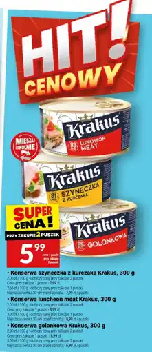 Twój Market Konserwa szyneczka z kurczaka Krakus oferta