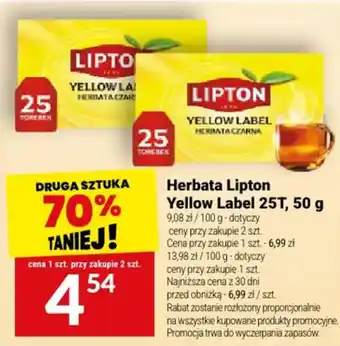 Twój Market Herbata Lipton Yellow Label oferta