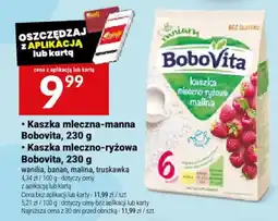 Twój Market Kasza mleczno-ryżowa Bobovita malina oferta
