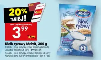 Twój Market Kleik ryżowy Melvit oferta