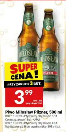 Twój Market Piwo Miłosław Pilsner oferta