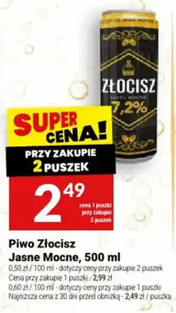 Twój Market Piwo Złocisz Jasne Mocne oferta