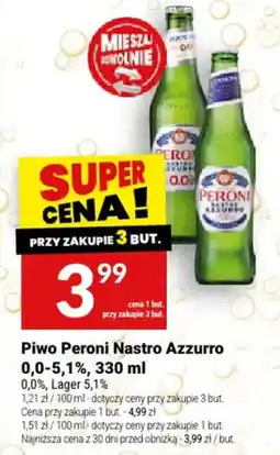 Twój Market Piwo Peroni Nastro Azzurro oferta
