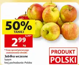 Auchan Jabłka wczesne luzem oferta