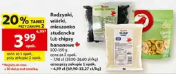 Auchan Rodzynki, wiórki, mieszanka studencka lub chipsy bananowe Auchan oferta