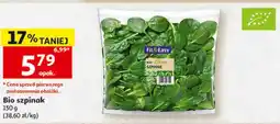 Auchan Bio szpinak Fit&Easy oferta